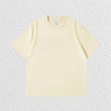 Pure White 260g Heavy T-shirt Men's Summer Pure Cotton Short-sleeved New Men's and Women's Streetwear