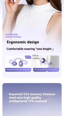 Wireless Bluetooth Earphones Clip-on Q71 Earphone High Sound for Xiaomi Earbuds Led Display Headphones Music Sports Headset