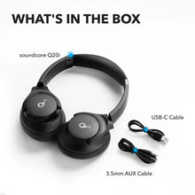 Soundcore by Anker Q20i Hybrid Active Noise Cancelling Headphones, Wireless Over-Ear Bluetooth, 40H Long ANC Playtime, Hi-Res
