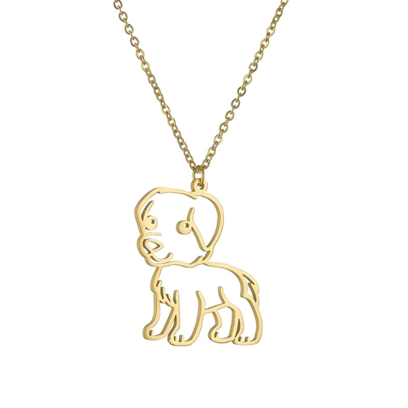 Treebud Custom Personalized Children's Drawing Necklace Stainless Steel for Women Men Special Logol Artwork Pendant Jewelry Gift