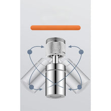 Extension de robinet de cuisine rotative à 360 degrés avec 3 modes de jet pour éviter les éclaboussures, adaptateur argent inclus