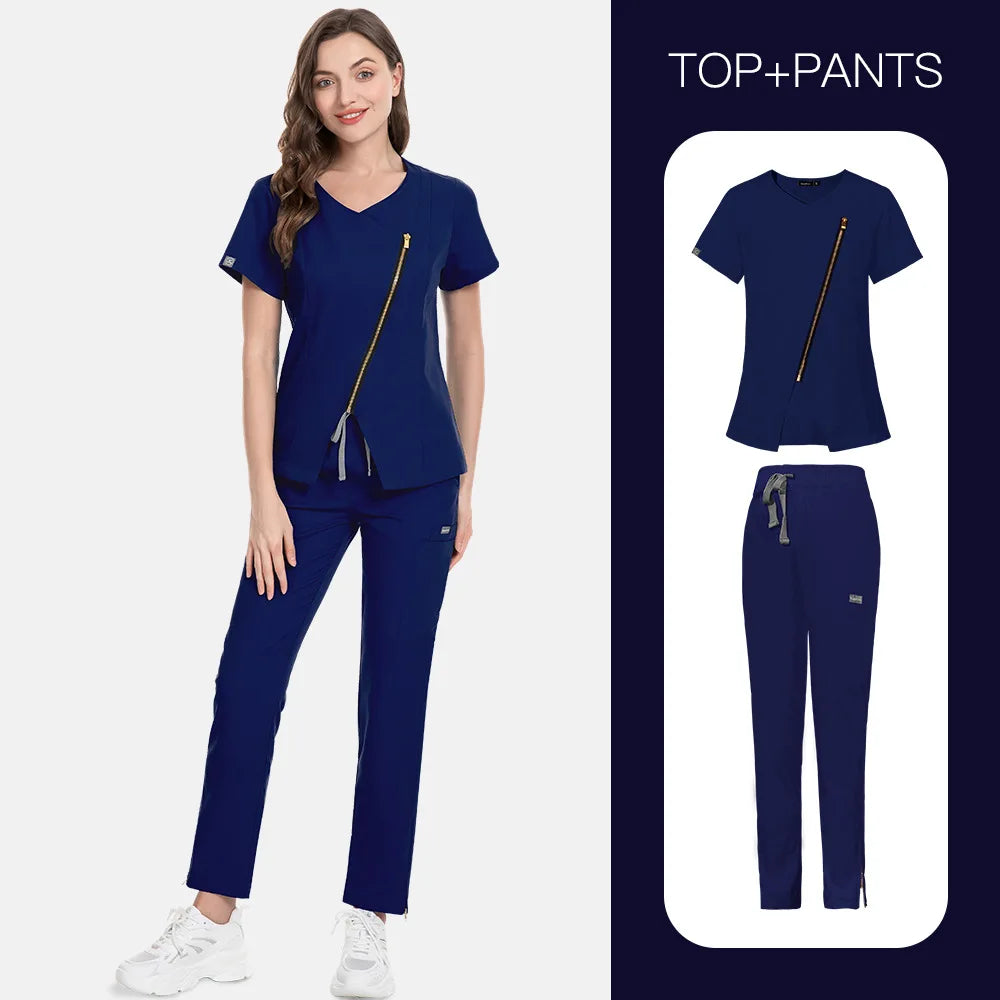 Solid color medical uniforms, beauty salons, SPA clubs, specialized workwear, postpartum care center nursing staff uniforms