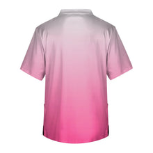 Men 's Nurse Uniforms Pet Shop Doctor Set Medical Dentist Overalls Summer Lab Workwear Short Sleeve Gradient Print Nursing Top