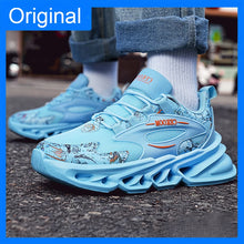 Men Sports Shoes Breathable Mesh Thick Sole Shock-absorbing Anti Slip Outdoor Fitness Shoes New Durable Light Running Shoes