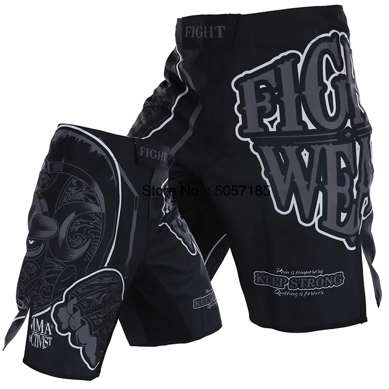 MMA Shorts Jiu Jitsu Muay Thai Fight Shorts Martial Arts
