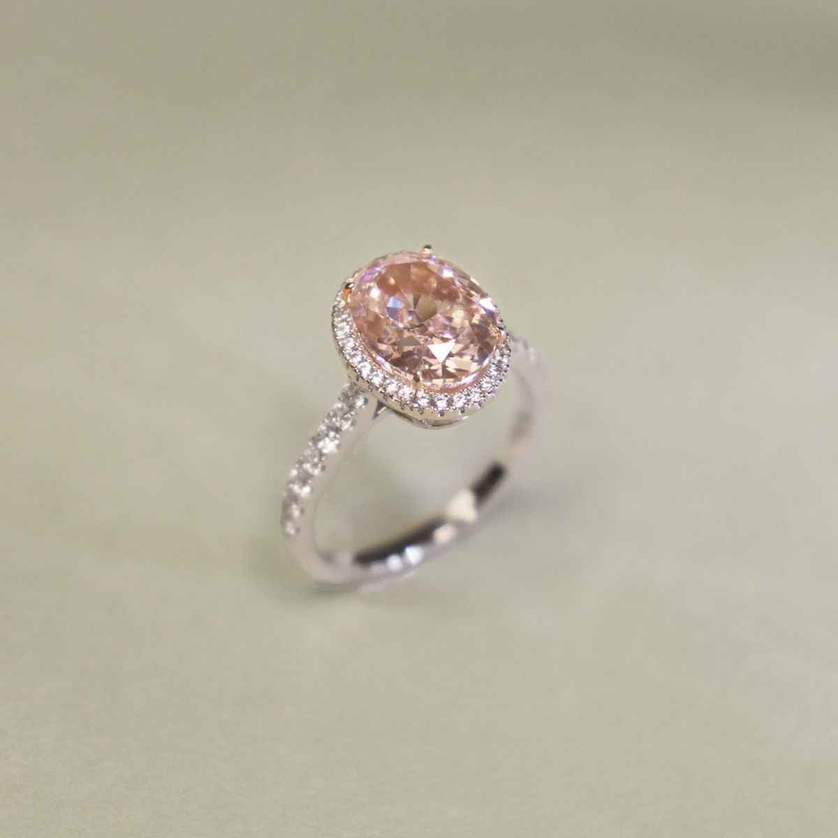 Pigeon Eggs Classic Oval Luxury Ring