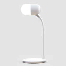 3 IN 1 Desk Lamp With Qi Wireless Charger 5W Bluetooth Speaker USB Dimmable For Bedroom by Mirlaine Univers