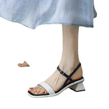 Chunky Heel Ankle-strap Toe Sandals For Women