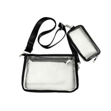 New Womens PVC Transparent Crossbody Bag