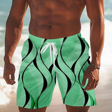 Mens Swim Trunks Beach Shorts With A Simple 3D Line Design  Perfect For Quick drying Summer Outdoor Activities