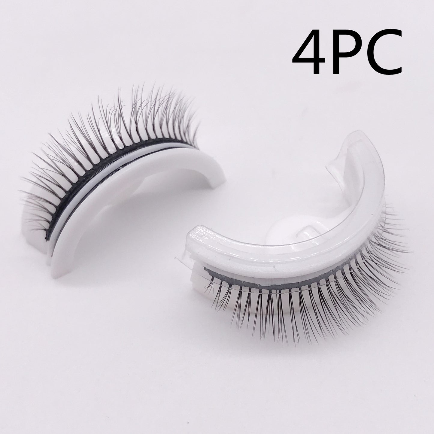 Reusable 3D Mink Lashes Natural False Eyelashes Self Adhesive Fake Glue Free Makeup Eyelash Extension Silk by Mirlaine Univers