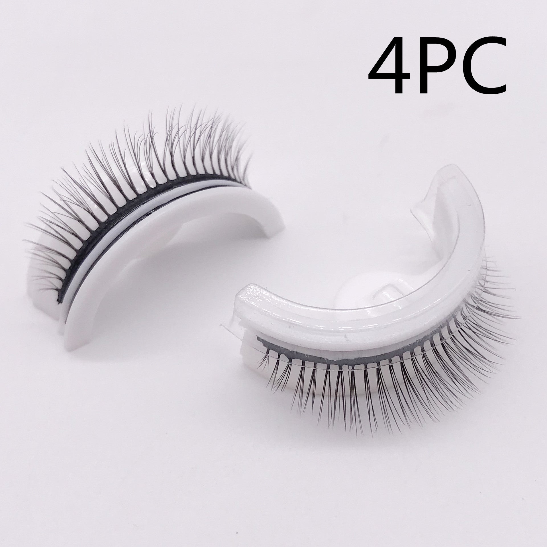 Reusable 3D Mink Lashes Natural False Eyelashes Self Adhesive Fake Glue Free Makeup Eyelash Extension Silk by Mirlaine Univers