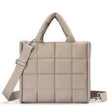 Square-grid Down-quilted Crossbody Bag Lightweight And Fluffy Handheld