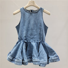Acid Wash Denim Sleeveless Peplum Top by Mirlaine Univers Acid Wash Denim Sleeveless Peplum Top Mirlaine Univers acid-wash-denim-sleeveless-peplum-top 4 Acid Wash Denim Sleeveless Peplum Top Mirlaine Univers Acid Wash Denim Sleeveless Peplum Top