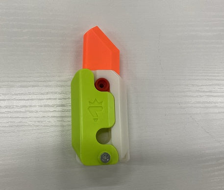 3D Printing Gravity Cub Jumping Small Radish Knife Mini Model Student Prize Pendant Decompression Toy For Children Gift by Mirlaine Univers