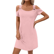 Womens Solid-Color Elegant Off-Shoulder Skirt