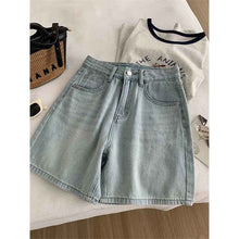 Designer Bow-Embroidered Denim Shorts For Women