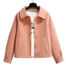 Women's Retro Fashion Short Loose Wool Coat