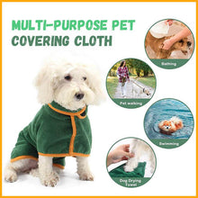 Absorbent Pet Bathrobe With Waist-wrapped Microfiber by Mirlaine Univers