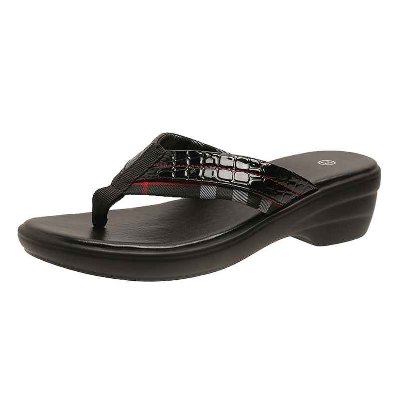 Flip-Flops Wedge Platform Sandals Slippers Women