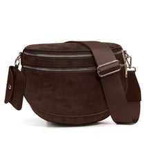 Womens Suede Fashion Crossbody Bag