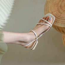 Flat Strap Open-toed Roman Sandals Women