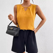 Women's Solid Color Sleeveless V-neck Creative Top by Mirlaine Univers Women's Solid Color Sleeveless V-neck Creative Top Mirlaine Univers womens-solid-color-sleeveless-v-neck-creative-top 0 Women's Solid Color Sleeveless V-neck Creative Top Mirlaine Univers Women's Solid Color Sleeveless V-neck Creative Top