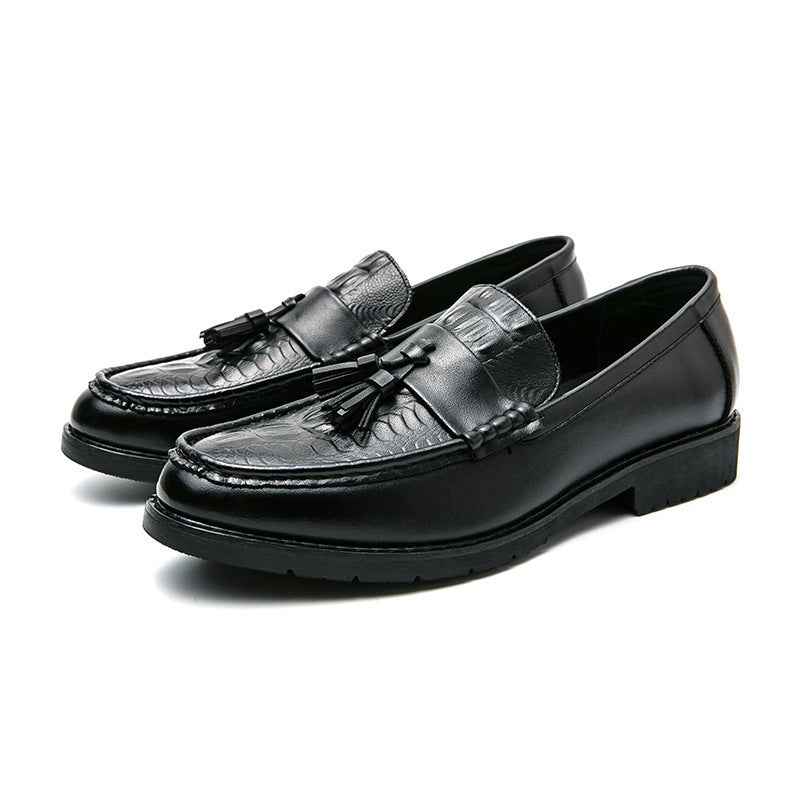 Personalized Tassel Pointed Toe New Fashion Leather Casual Shoes
