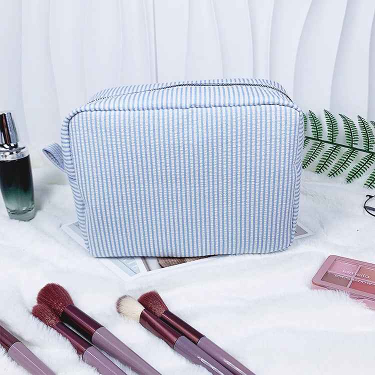 Personalized Embroidered Name Bubble-Chiffon Makeup Bag Portable