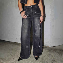 Studded Trendy Curvy Girl Friendly Wide-leg Skinny Jeans