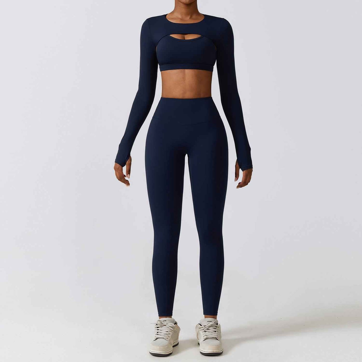 Skinny Yoga Clothes Nude Feel Quick-drying Sports Suit