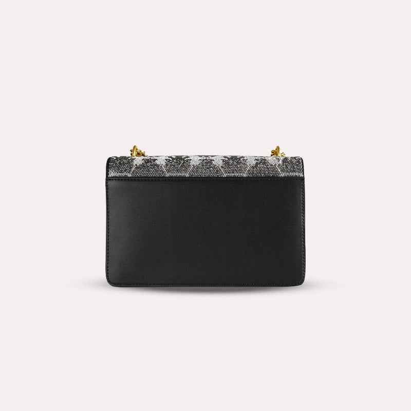 Rhinestone Crossbody Chain Bag
