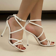 Buckle Open-toe High-heeled Sandals For Women