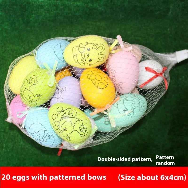 Toy Eggs Diy Children's Handmade Easter Hand-painted Toys