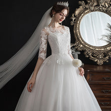 One-shoulder Dream Slim Sleeve Lace Bride by Mirlaine Univers