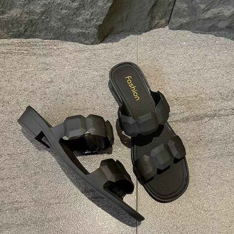Fashionable Simple Square Toe Sandals For Women