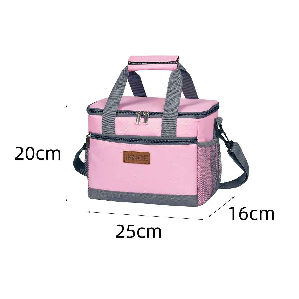Portable Outdoor Insulated Tote Bag Foldable Made From Thickened Oxford Fabric With Leak Proof Insulation