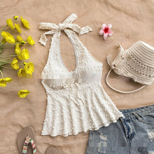 SpringSummer Embossed Texture Halterneck Top With Tie Back Straps by Mirlaine Univers SpringSummer Embossed Texture Halterneck Top With Tie Back Straps Mirlaine Univers springsummer-embossed-texture-halterneck-top-with-tie-back-straps 0 SpringSummer Embossed Texture Halterneck Top With Tie Back Straps Mirlaine Univers SpringSummer Embossed Texture Halterneck Top With Tie Back Straps
