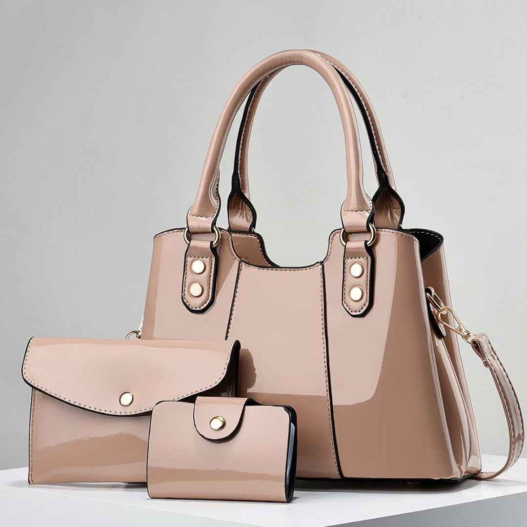Large-capacity Three-piece Set Of Mother-and-child Crossbody Bags