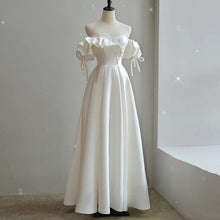 Satin Light Wedding Dress Bride French Super Fairy by Mirlaine Univers