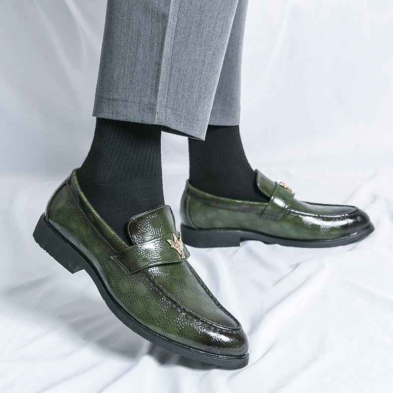 Mens Business Dress Leather Shoes For Summer And Autumn