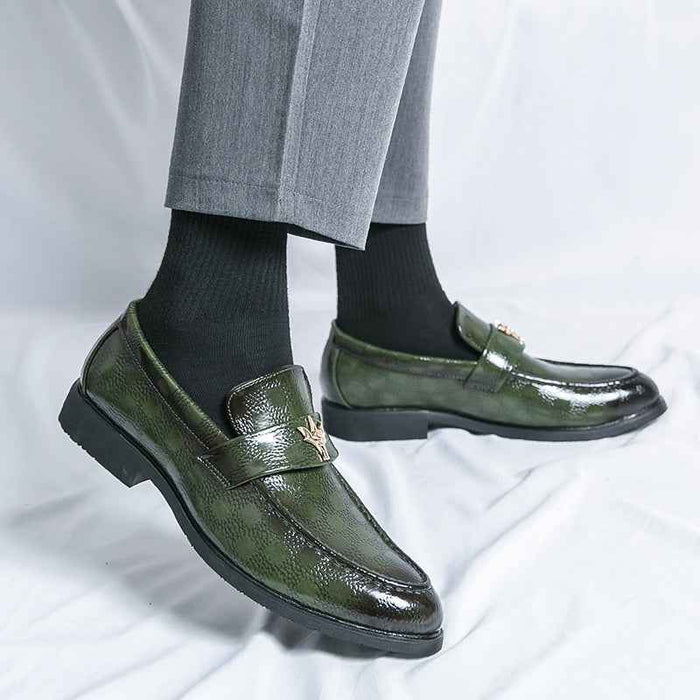 Mens Business Dress Leather Shoes For Summer And Autumn