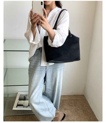Retro Western-style Solid-color Suede-velvet Shoulder And Tote Bag For Women