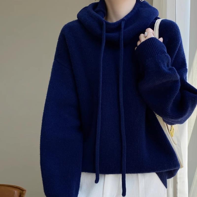 Women's Sweater Thicken Lazy Style All-match Long-sleeved Autumn Winter Warm Casual Sweater For Women by Mirlaine Univers