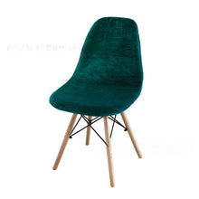 Velvet Solid Color Shell Eames Chair Cover