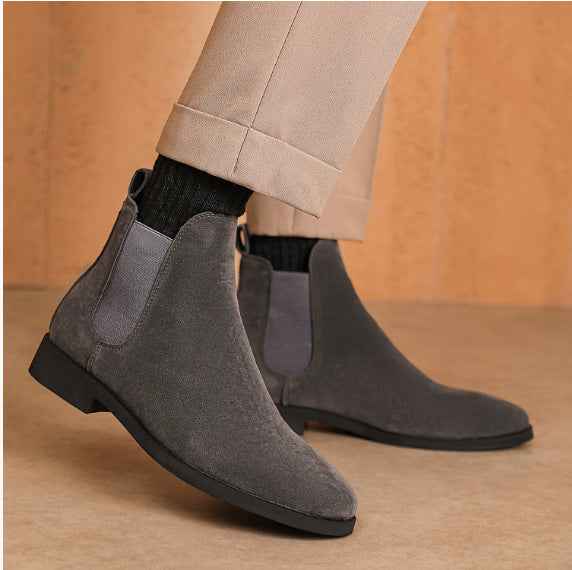 British Casual Stretch Lace-up Men's Shoes