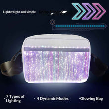 Luminous Shoulder Bag With Colorful LED Lights