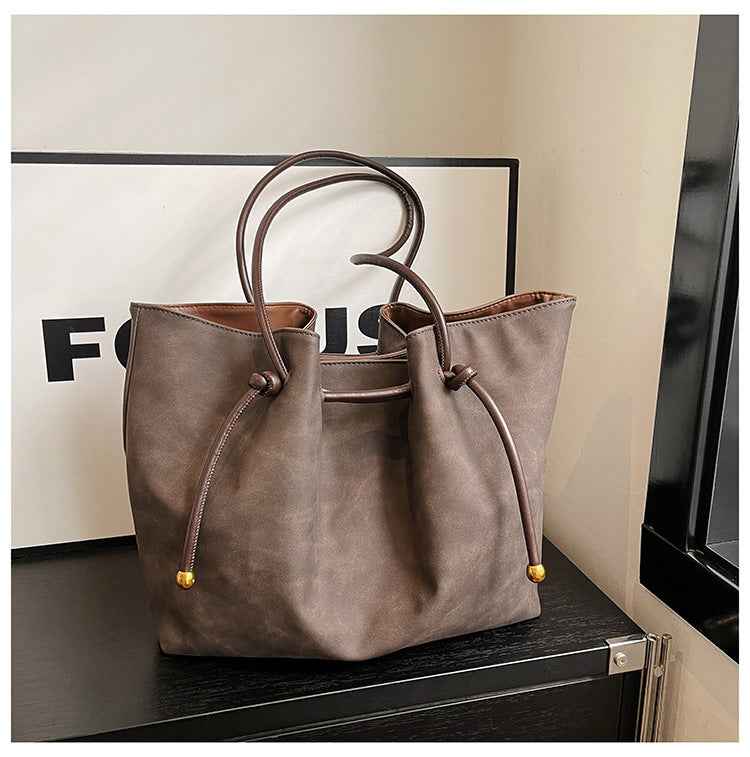 Vintage Commuter Tote Bag With Large Capacity For Women