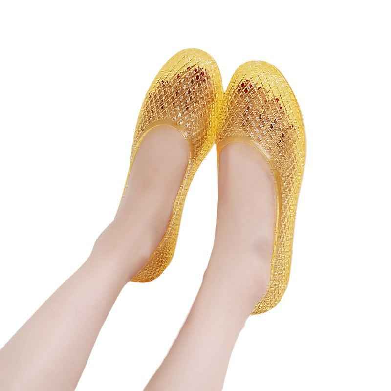 Breathable Flat Sandals For Women Spring And Summer Outer Wear Toe Box Shoes