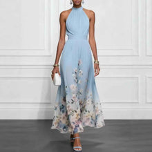 V-neck Waist Trimming Ruffles Elegant Dress